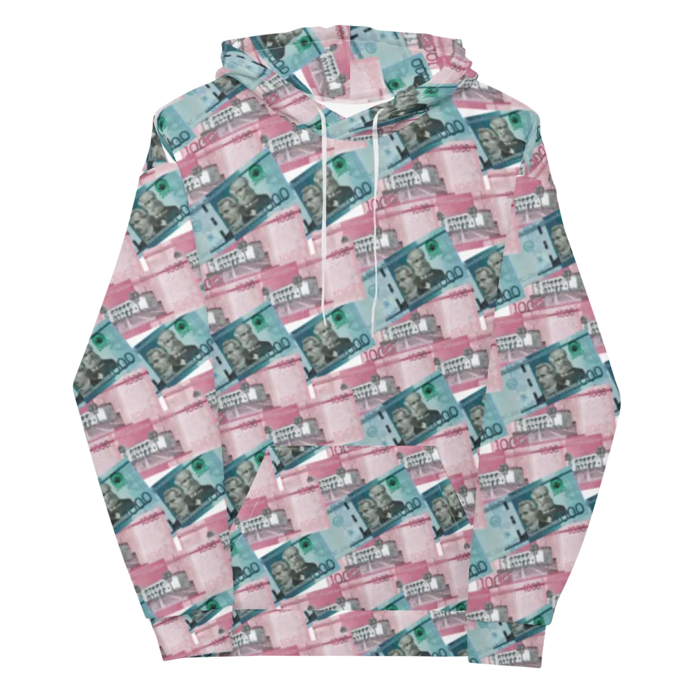 1000 y 2000 Dominican Pesos All-Over Print Unisex Hoodie