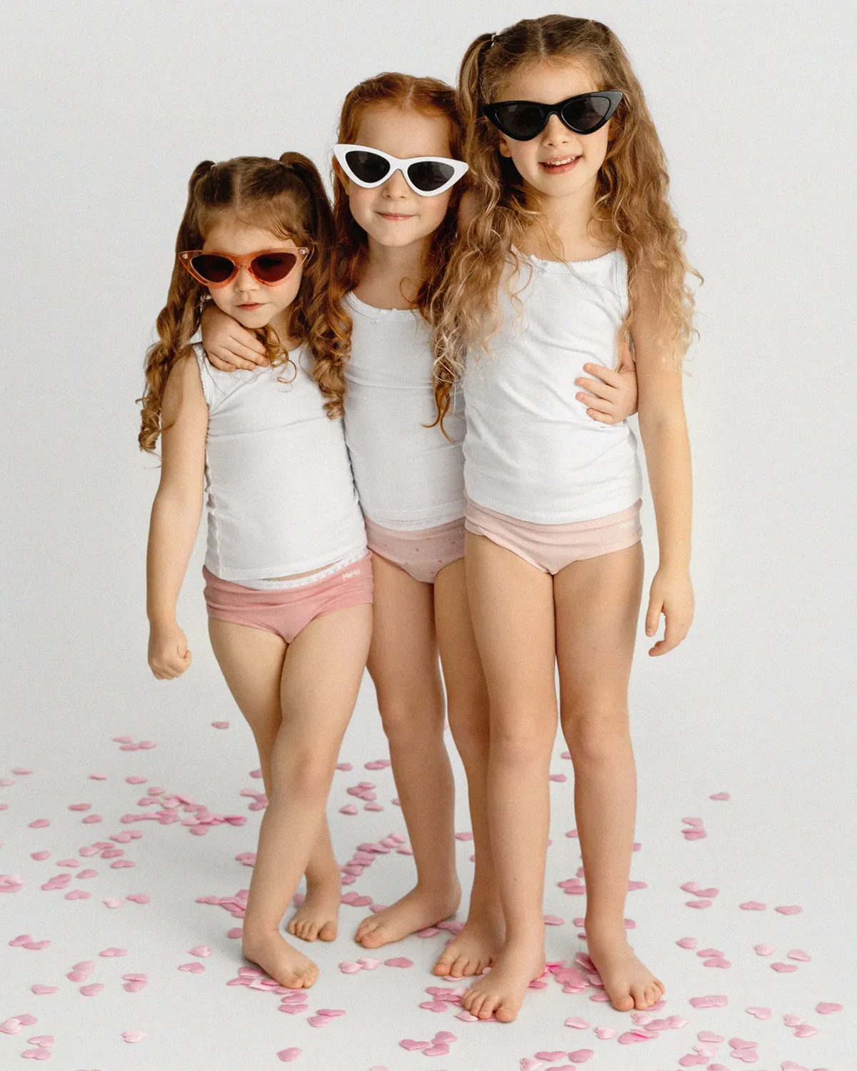 3-Pack Cotton Blend Lightweight Girl’s Camisoles