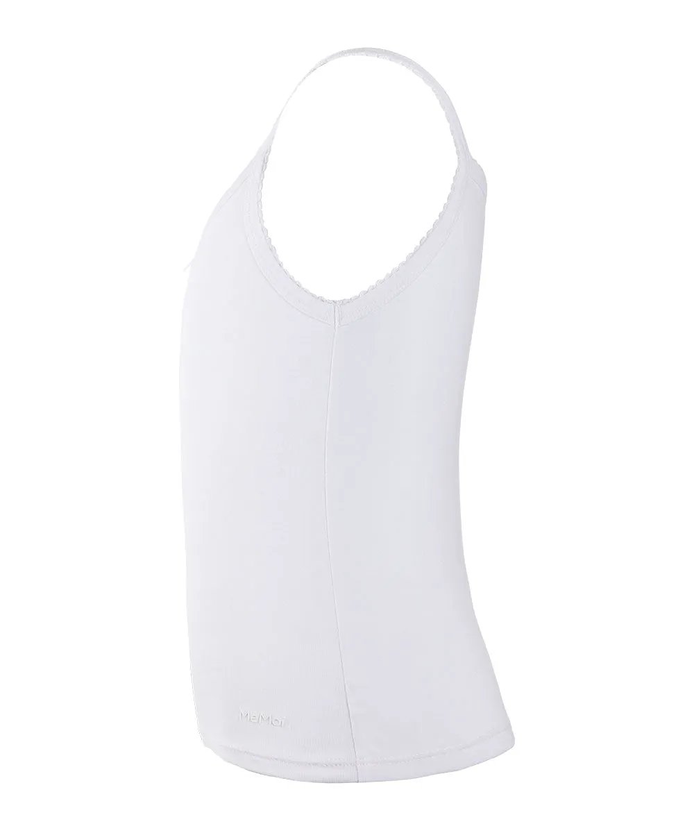 3-Pack Cotton Blend Lightweight Girl’s Camisoles