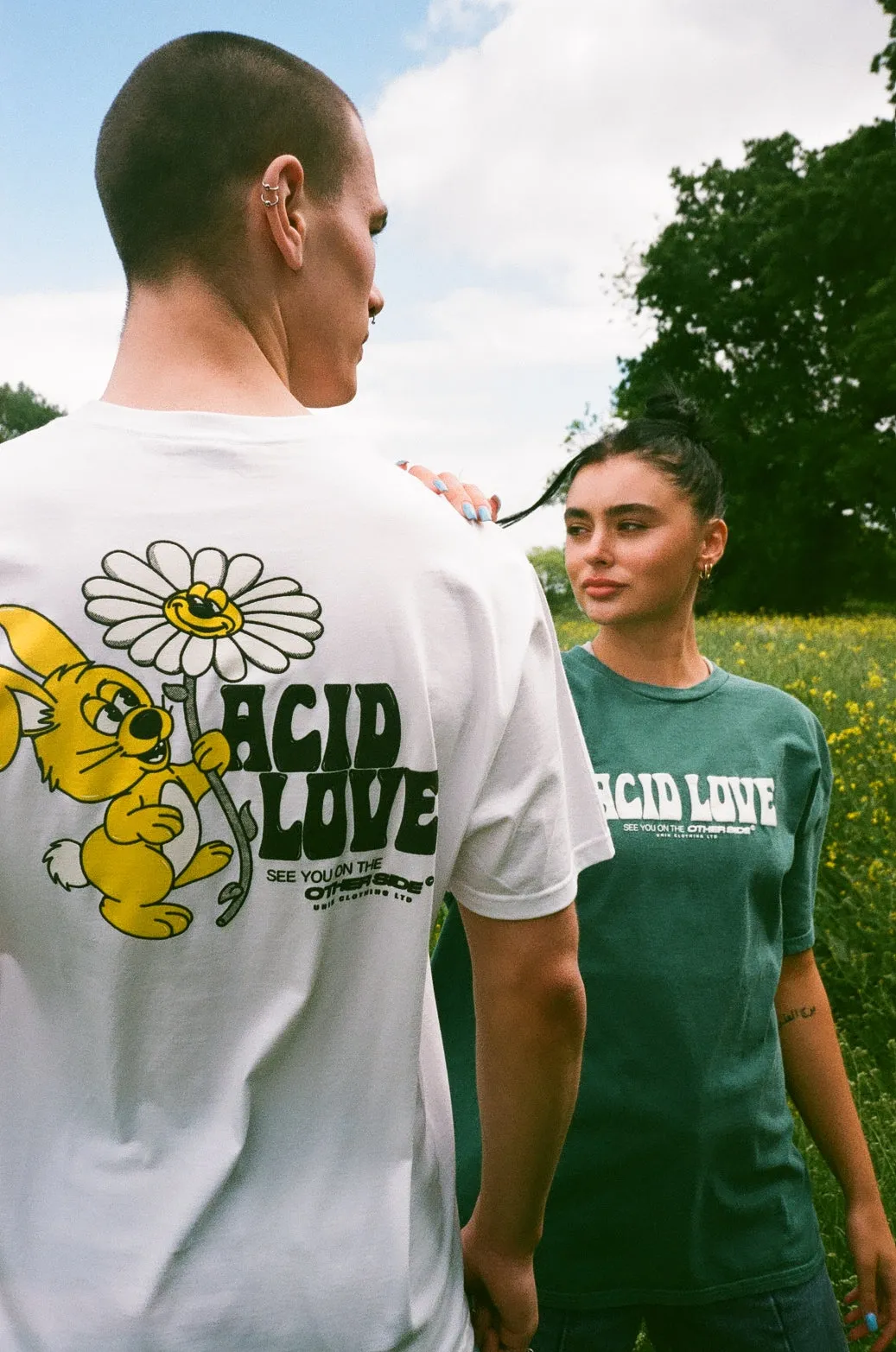 ACID LOVE 0.06 'Other Side' Tee - White