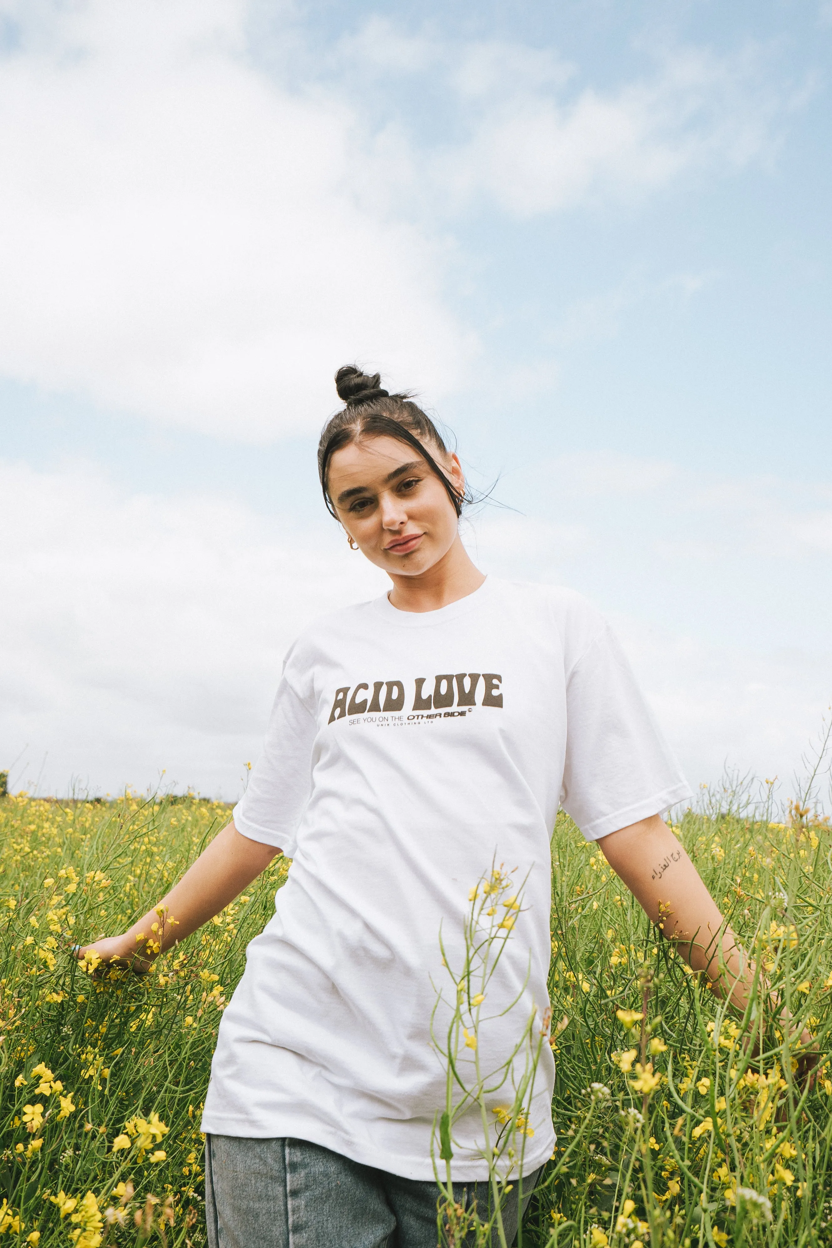 ACID LOVE 0.06 'Other Side' Tee - White