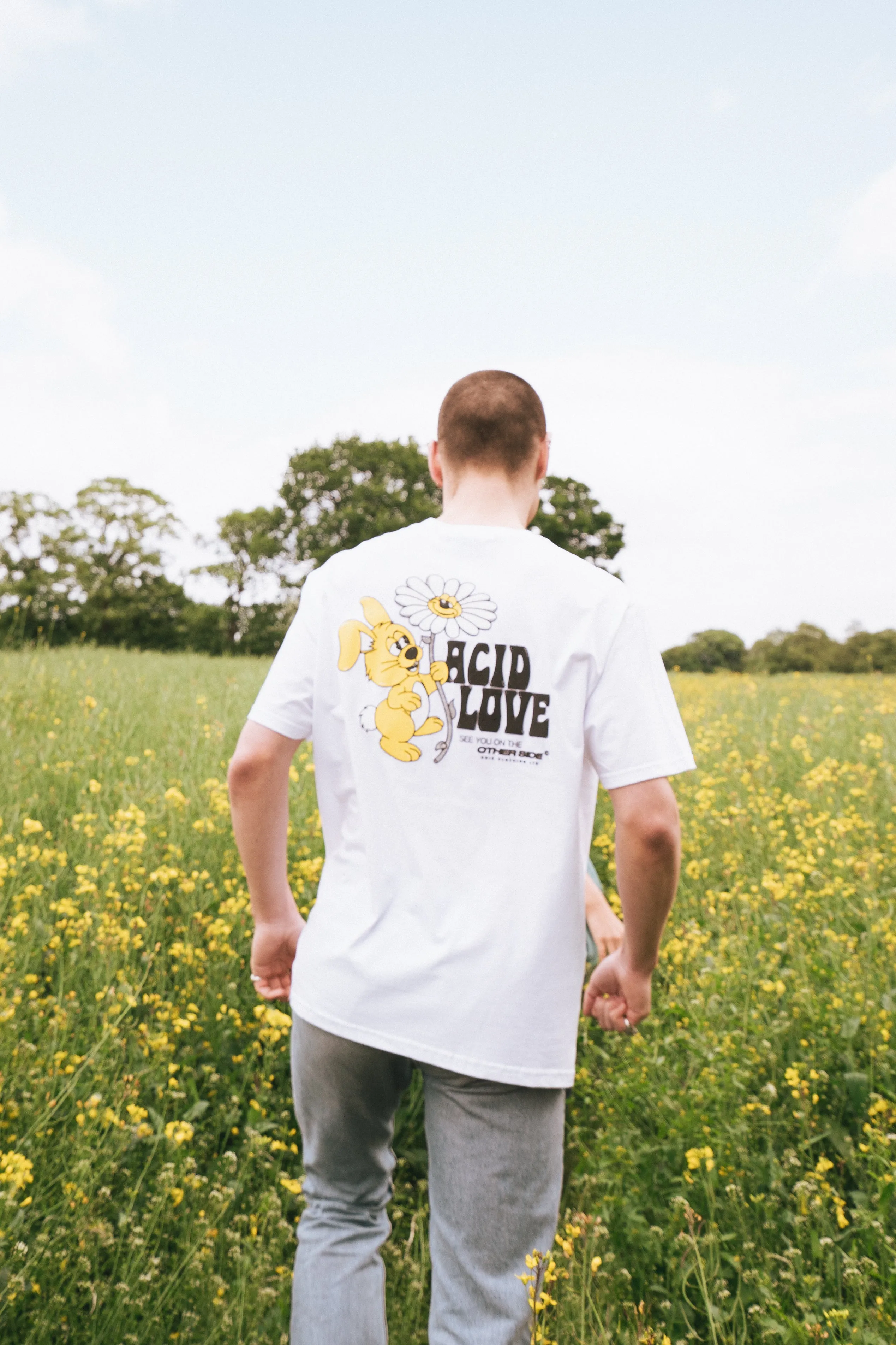 ACID LOVE 0.06 'Other Side' Tee - White