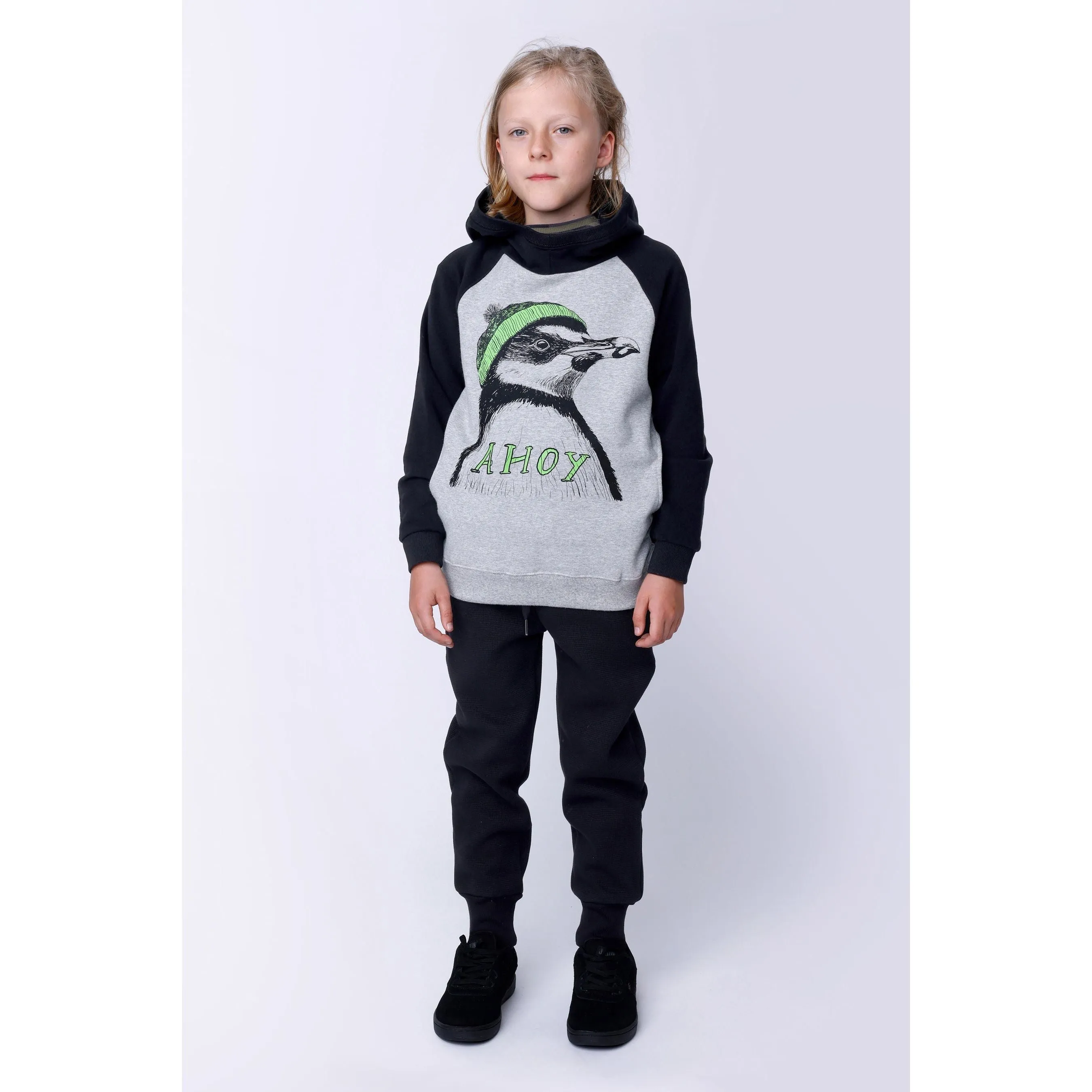 Ahoy Penguin Furry Hood