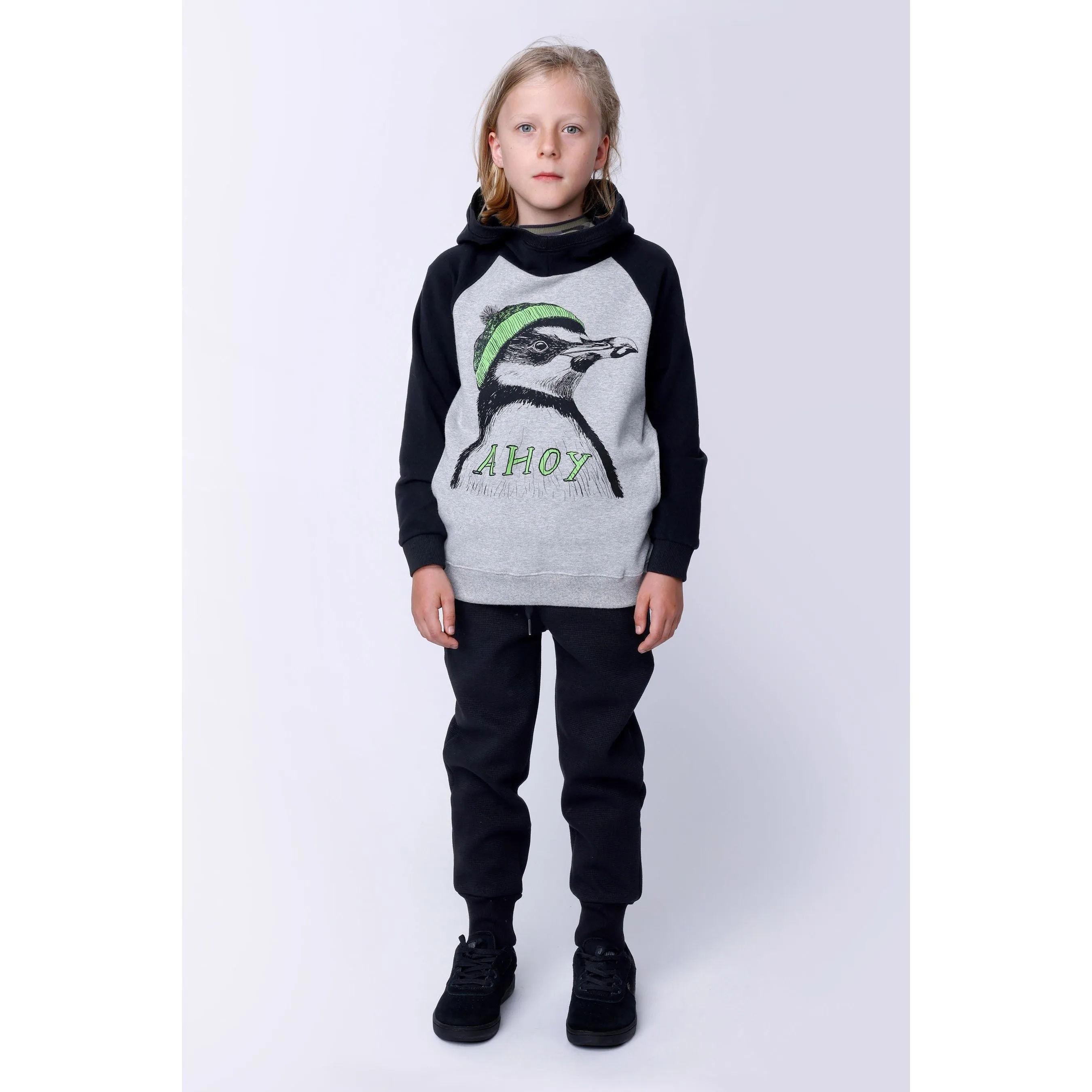 Ahoy Penguin Furry Hood