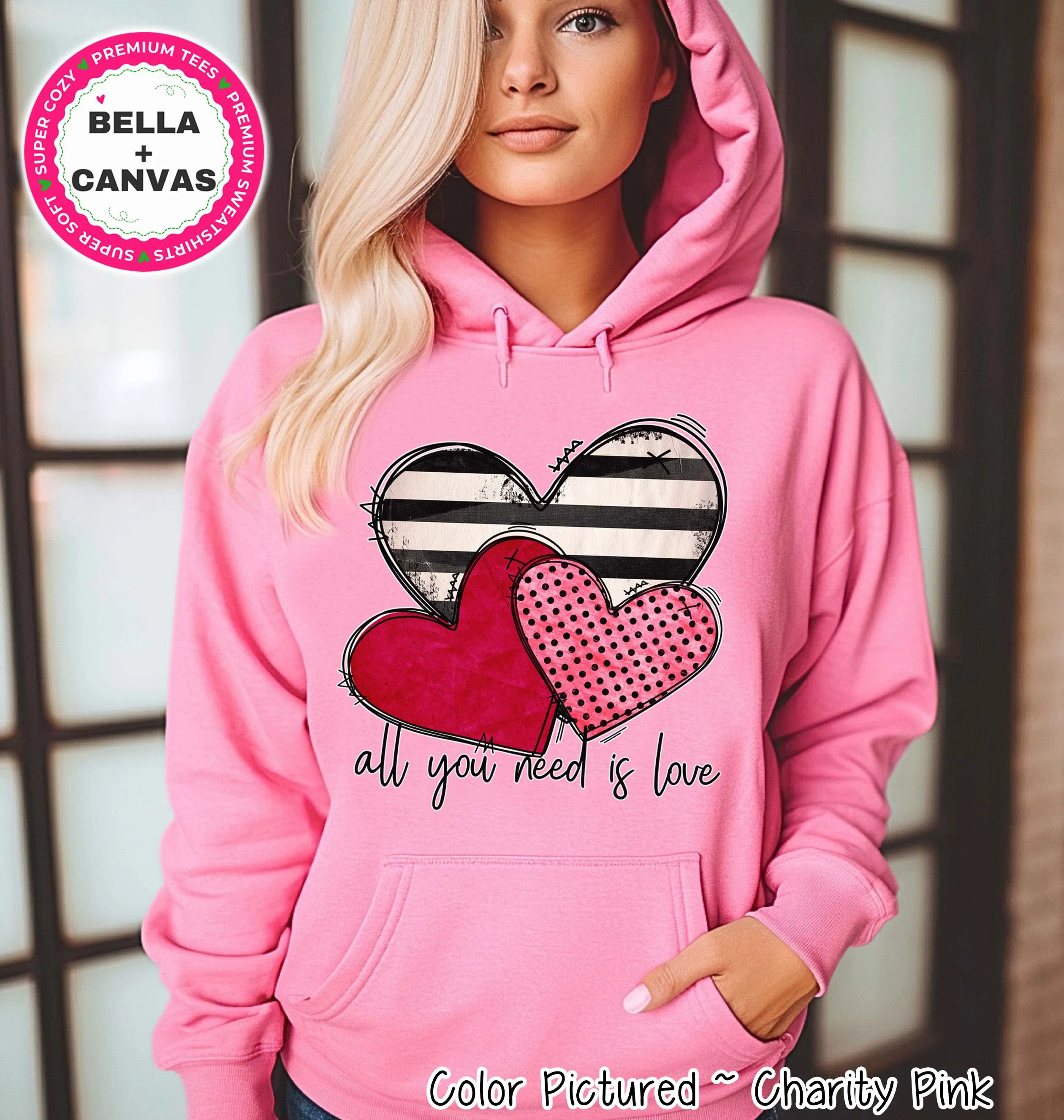 All you Need is Love Valentine Tee or Sweatshirt