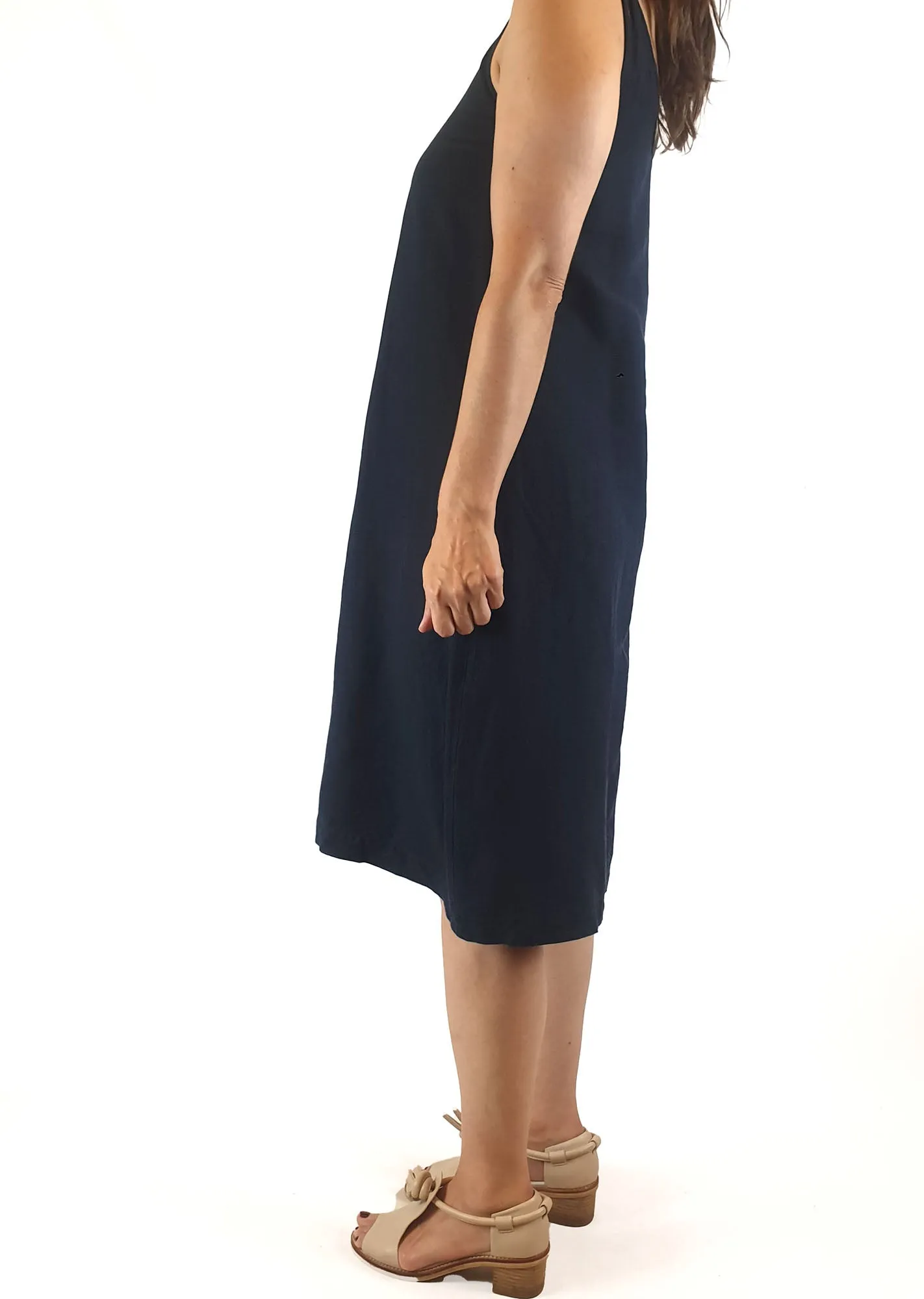 Alpha 60 navy dress with spagetti straps size XXS (best fits sizes 6-8)