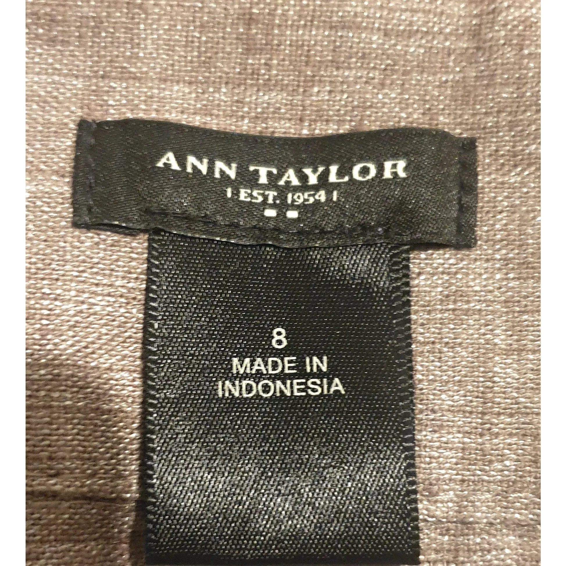 Ann Taylor neutral gold fleck skirt with pockets size US 8 (AU 12)
