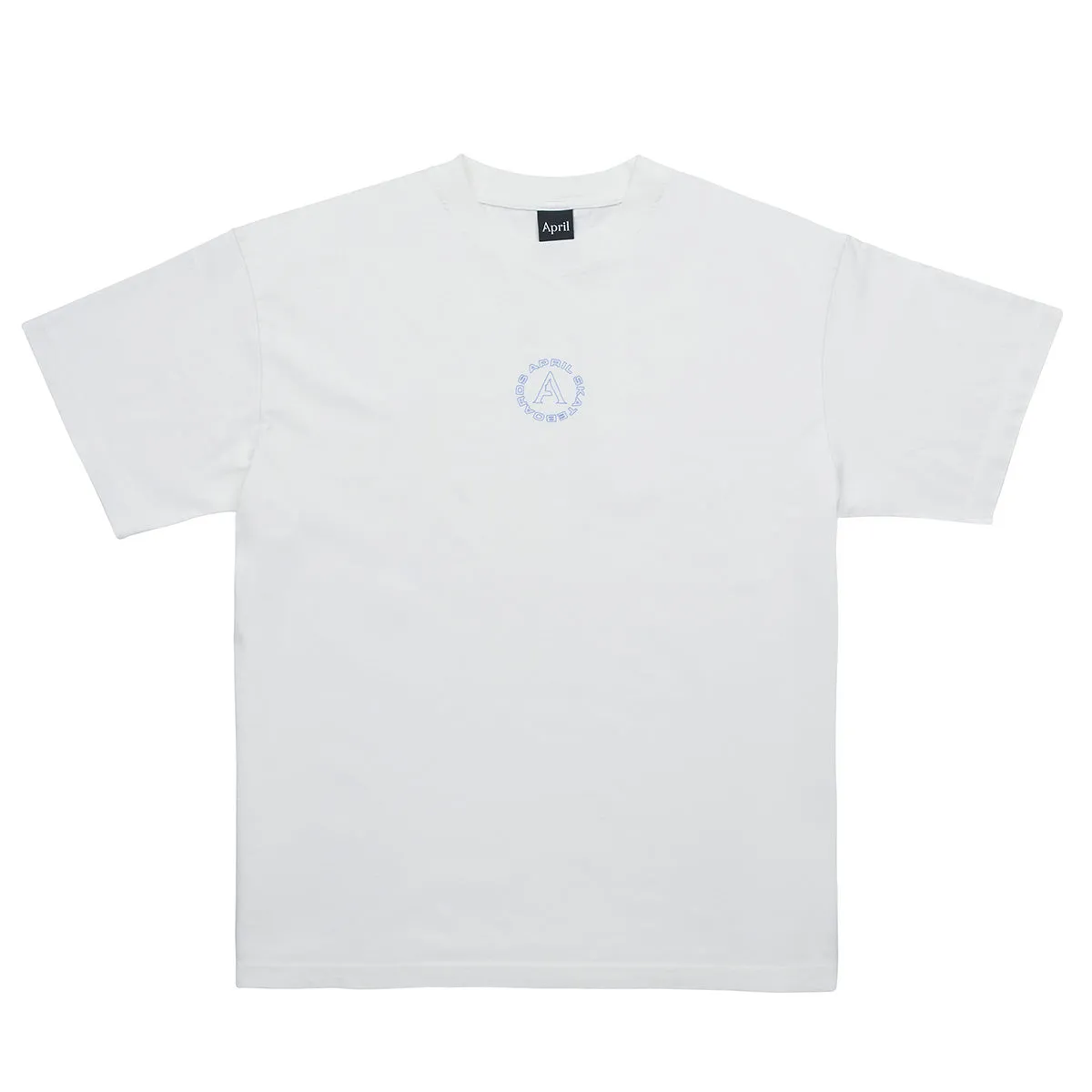 April - Full Circle Tee White