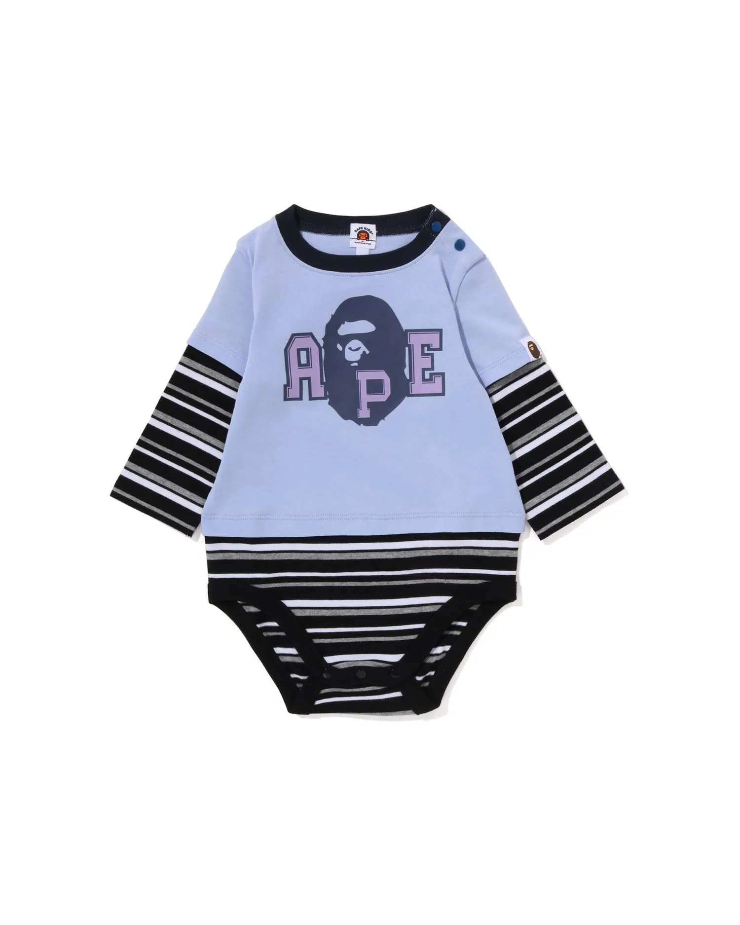 Babies Hoop Ape Head Layered Bodysuit