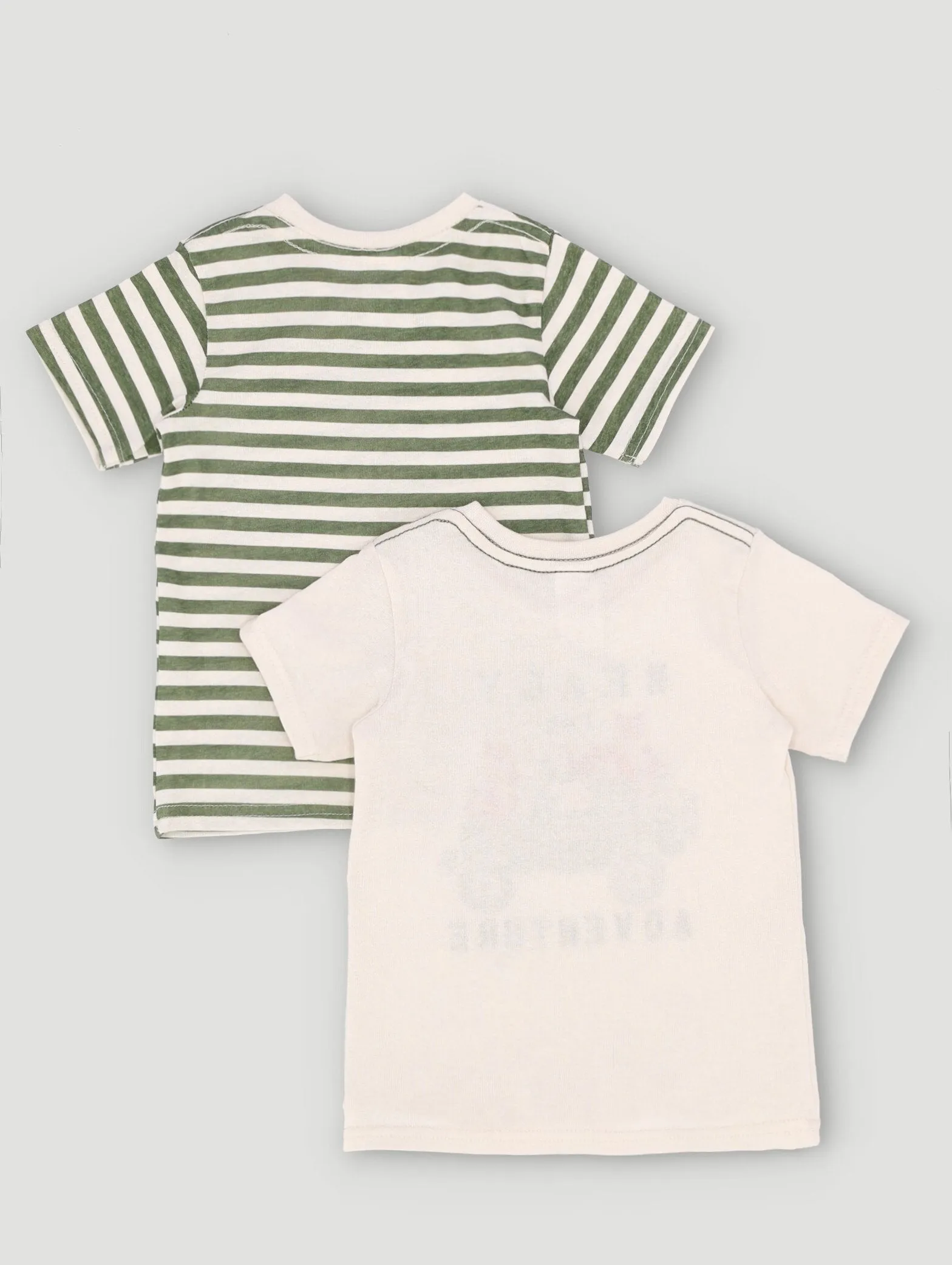 Baby Boys 2 Pack Ready For Adventure Tees