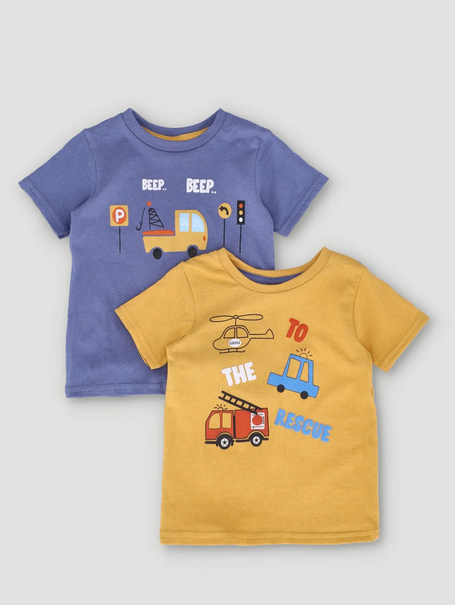 Baby Boys 2 Pack Tees