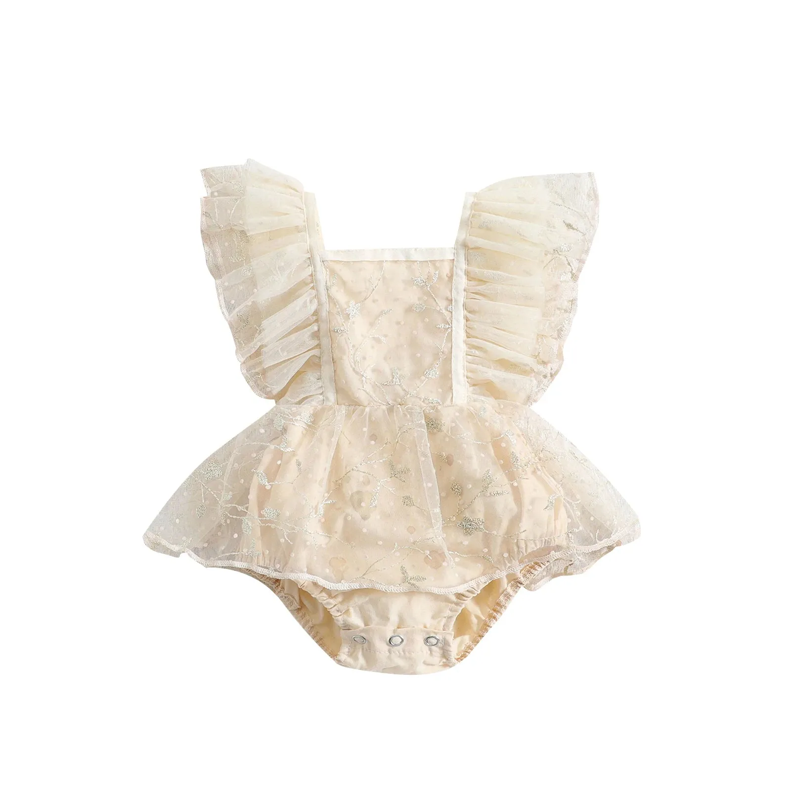 Baby Girls Lace Romper Dress