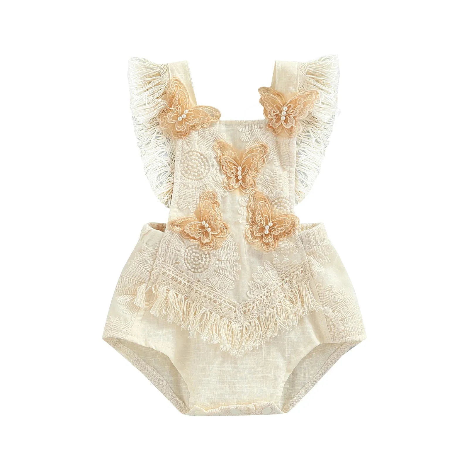 Baby Girls Lace Romper Dress