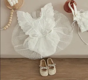 Baby Girls Lace Romper Dress
