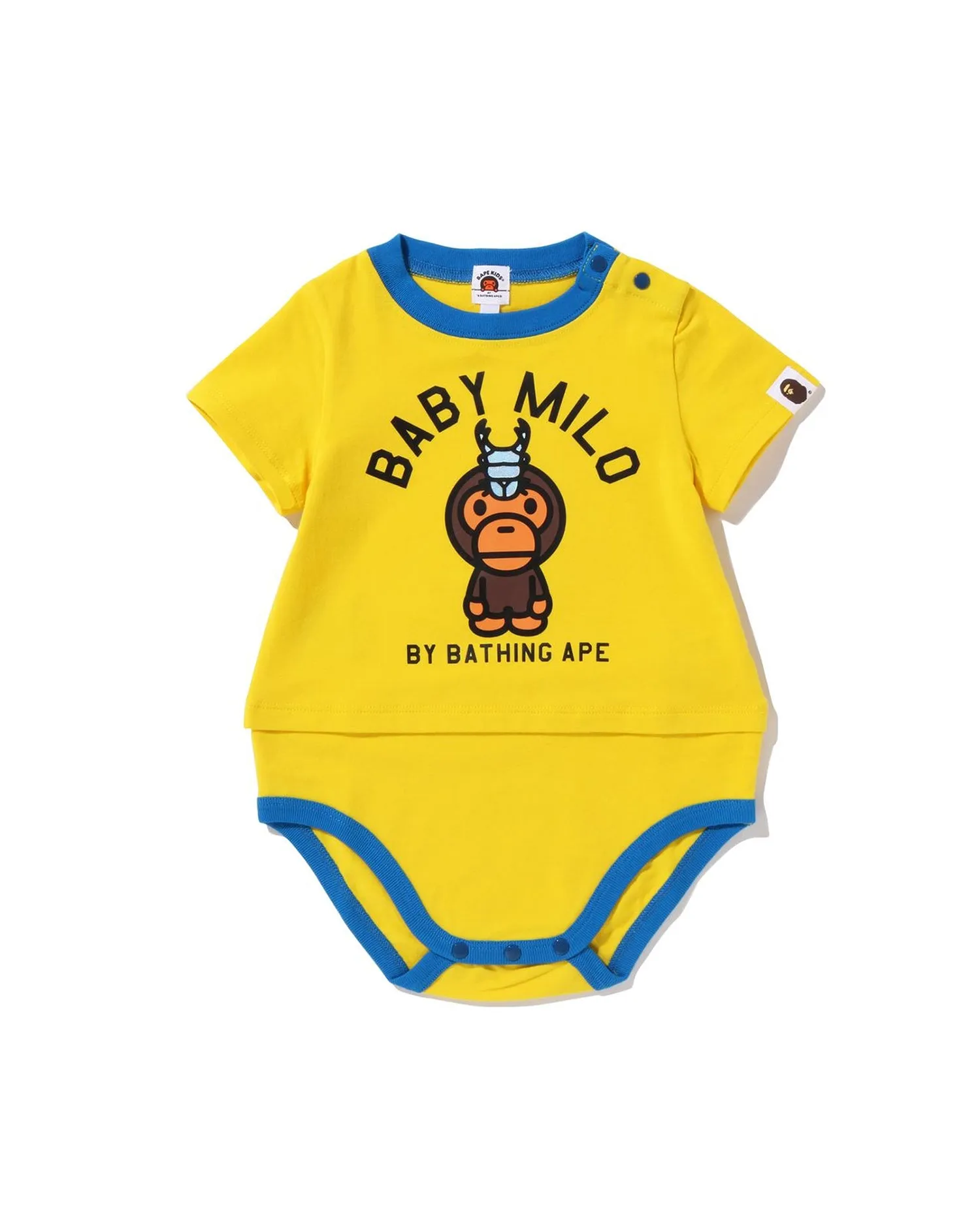 Baby Milo Stag Beetle Layered Bodysuit