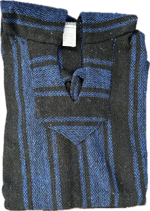 Baja Hoodie - Black/Blue