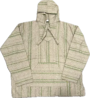 Baja Hoodie - Tan/Green