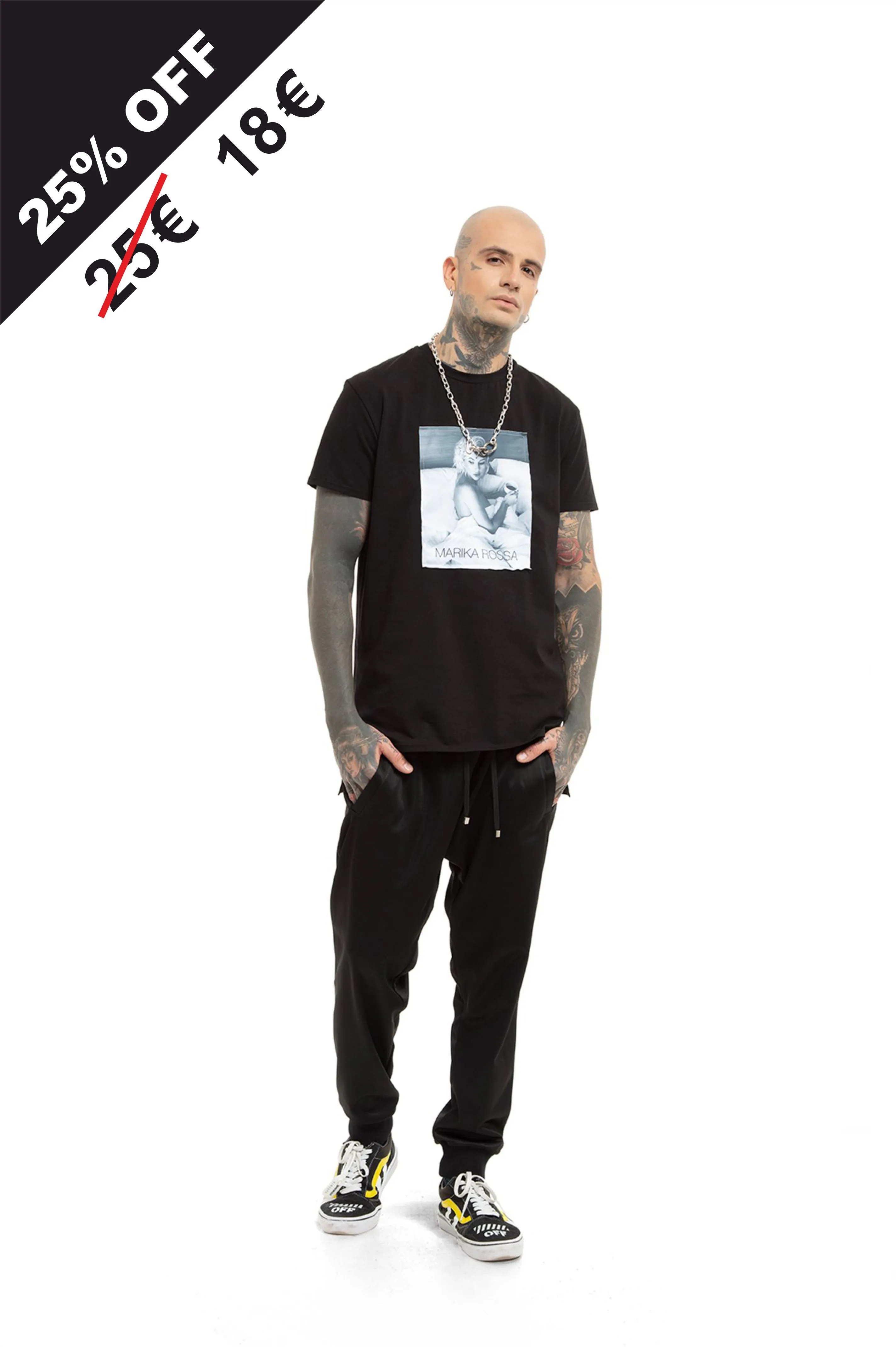 B&W Marika Rossa - regular fit T-shirt with side cuts