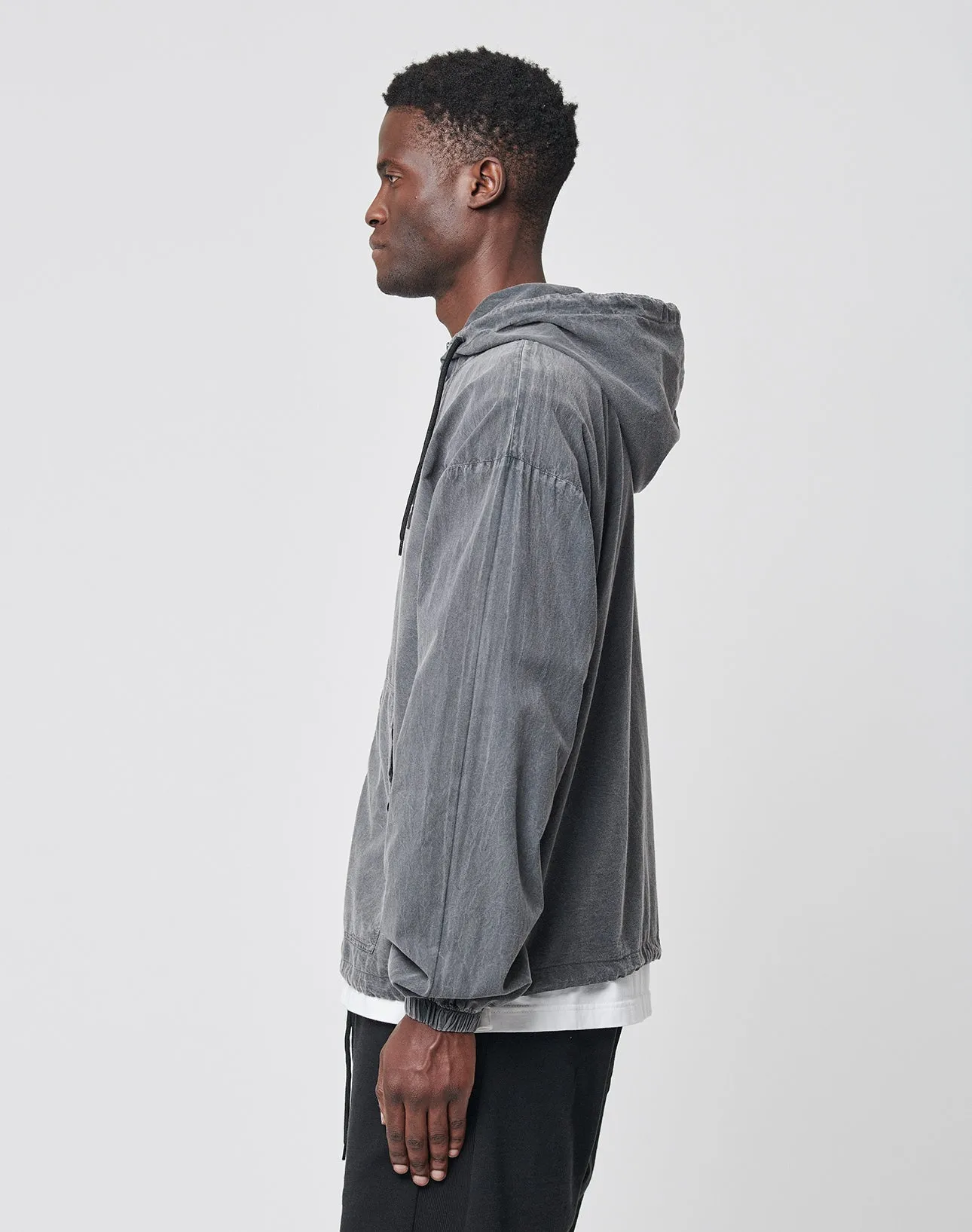 Basic Light Hooded Zip