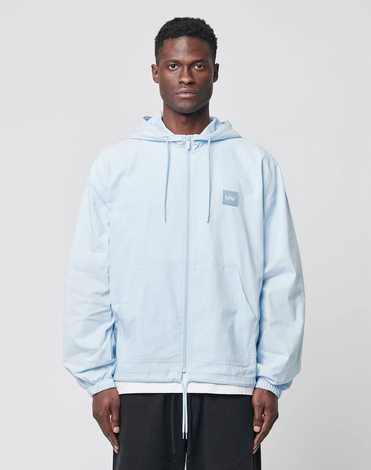 Basic Light Hooded Zip