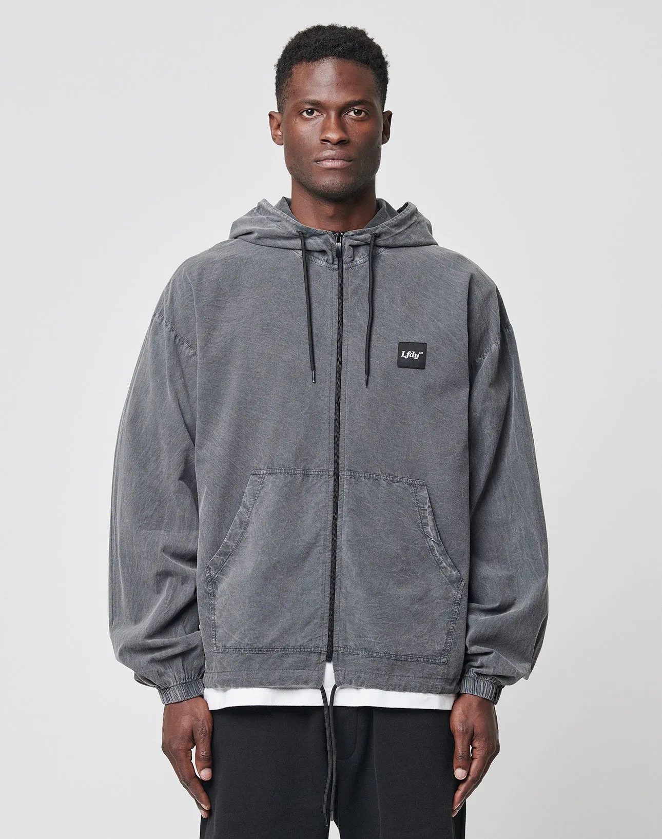 Basic Light Hooded Zip