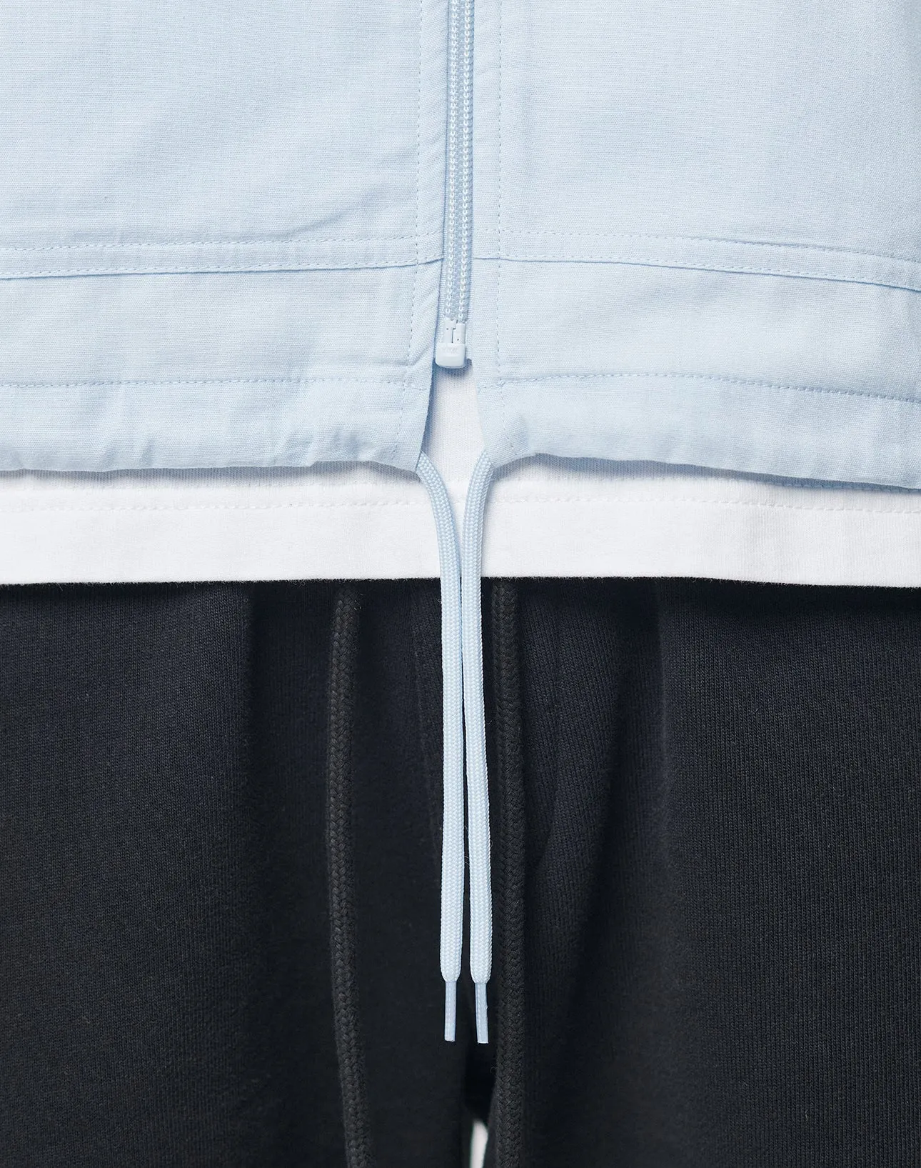 Basic Light Hooded Zip