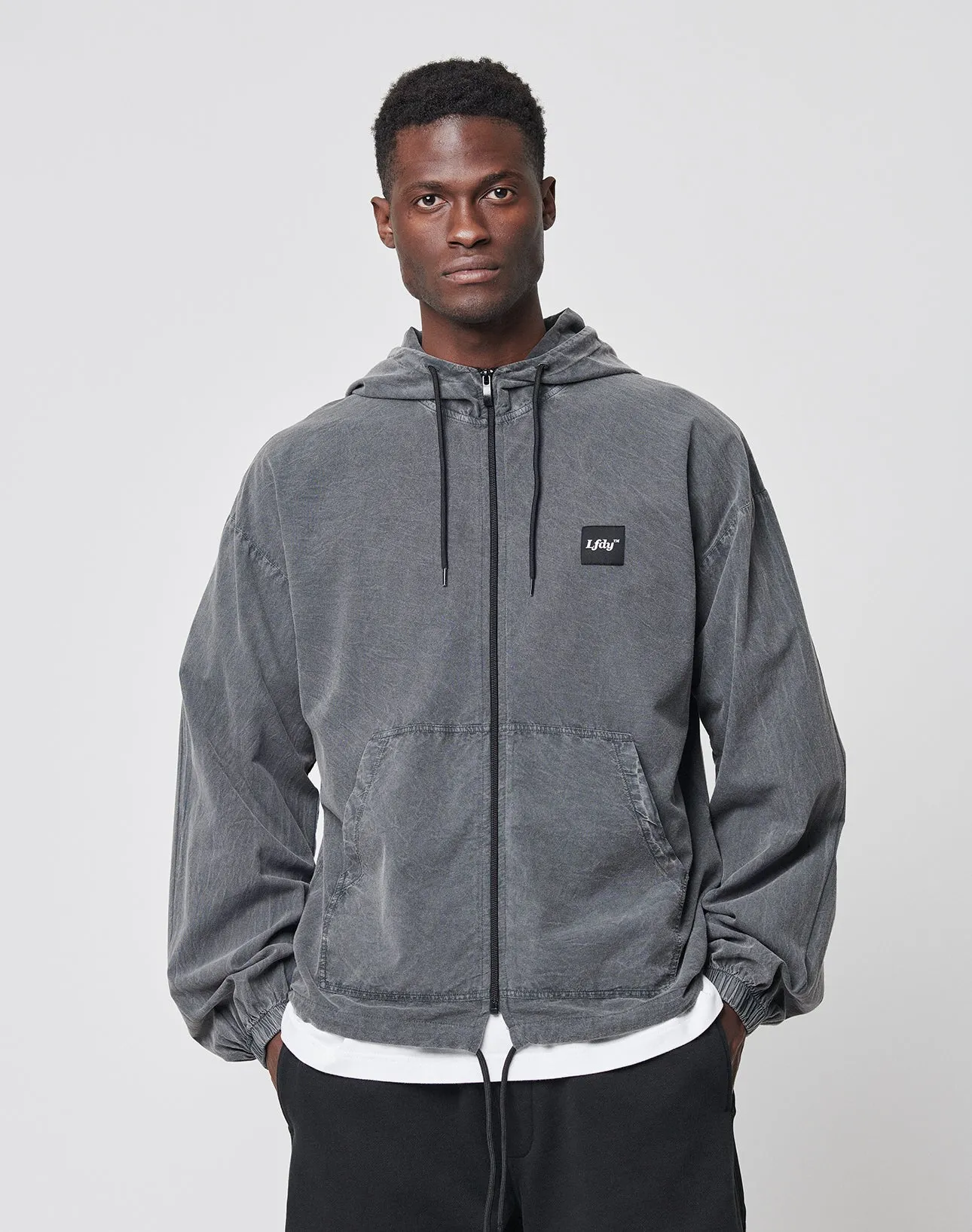 Basic Light Hooded Zip