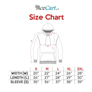 Be Fearless Be Strong Printed Fleece Full Sleeves Pull Over Hoodie For Men