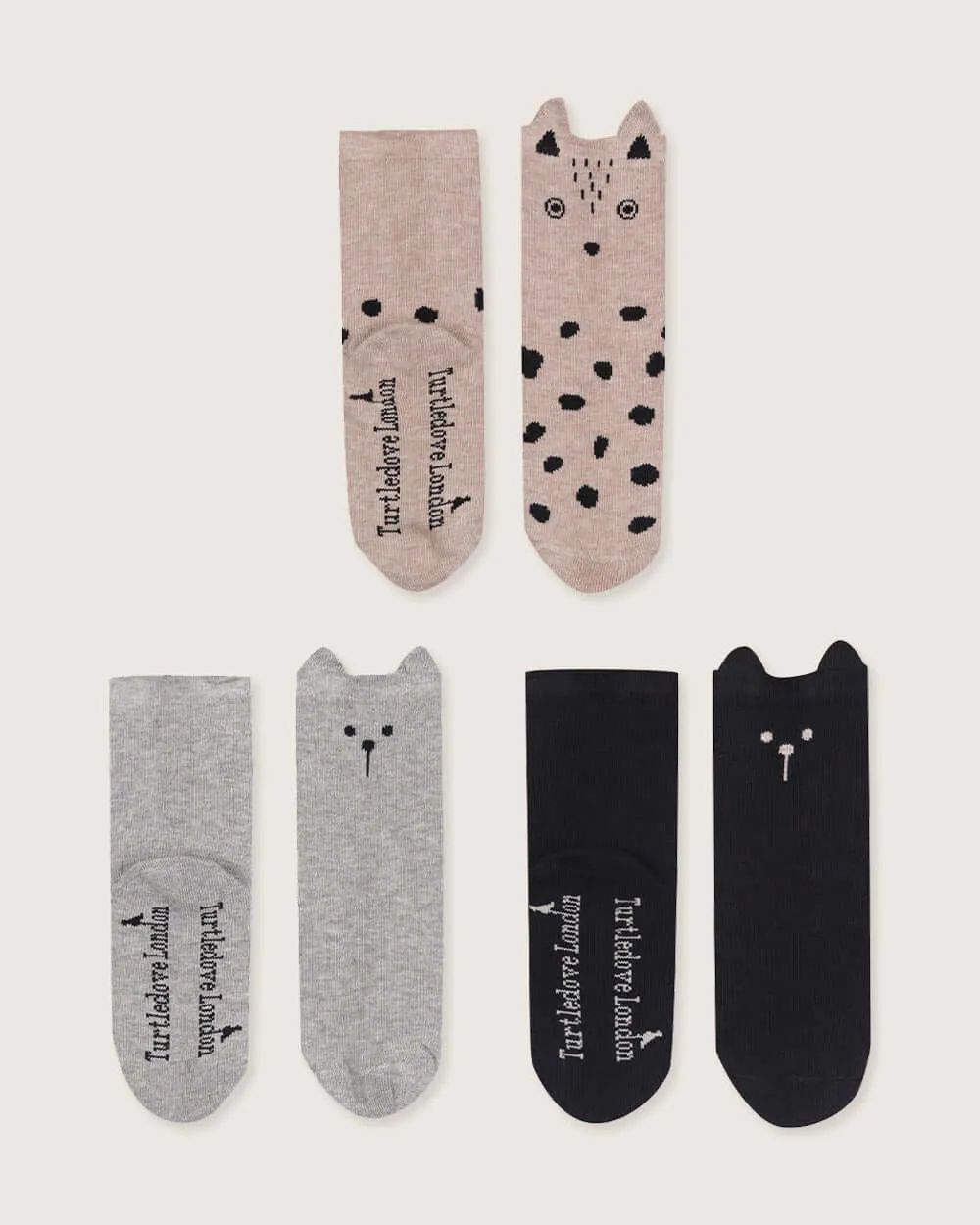 Bear Socks - 3 Pack