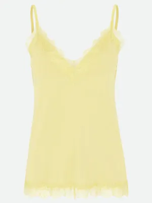 Billie Lace Cami - Pastel Yellow
