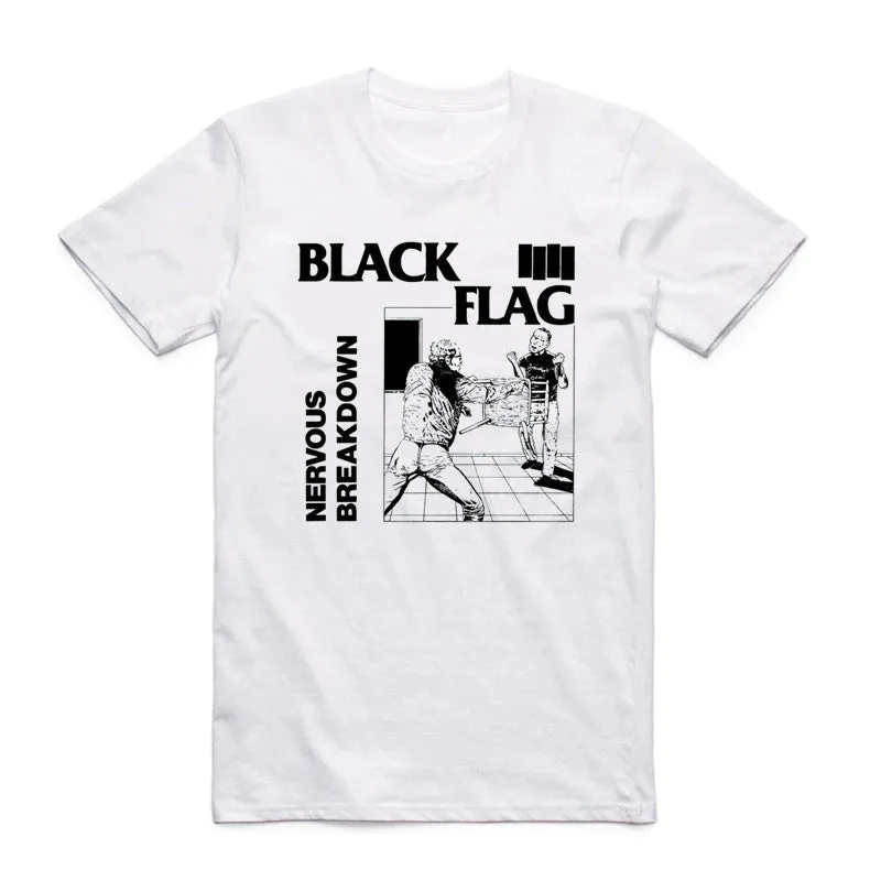 Black Flag ''Nervous Breakdown'' Vintage Look T-Shirt