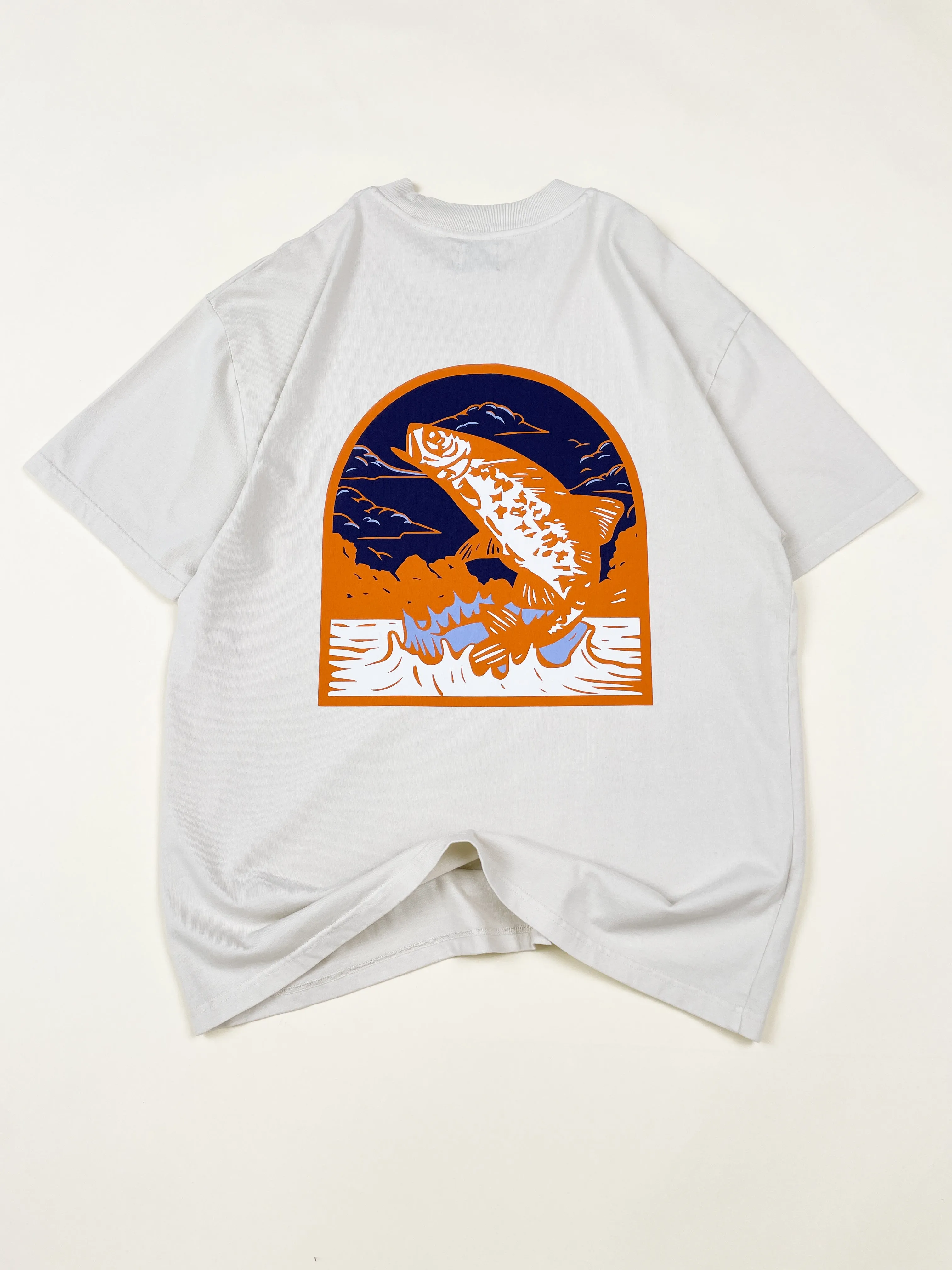 bound 'Marina Angling' Tee - Sand