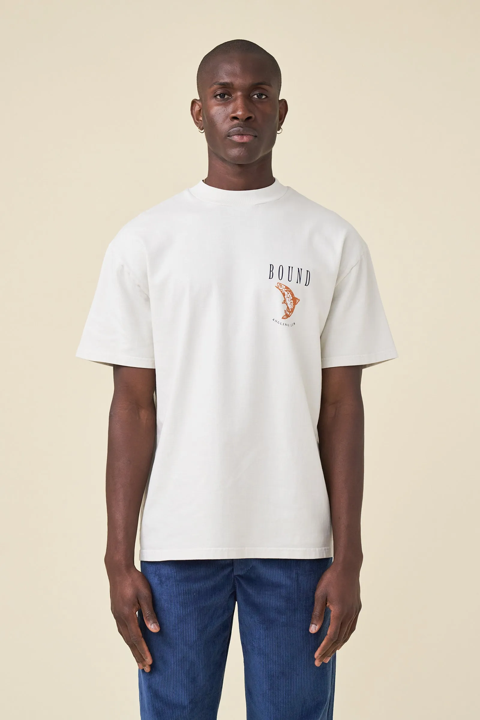 bound 'Marina Angling' Tee - Sand
