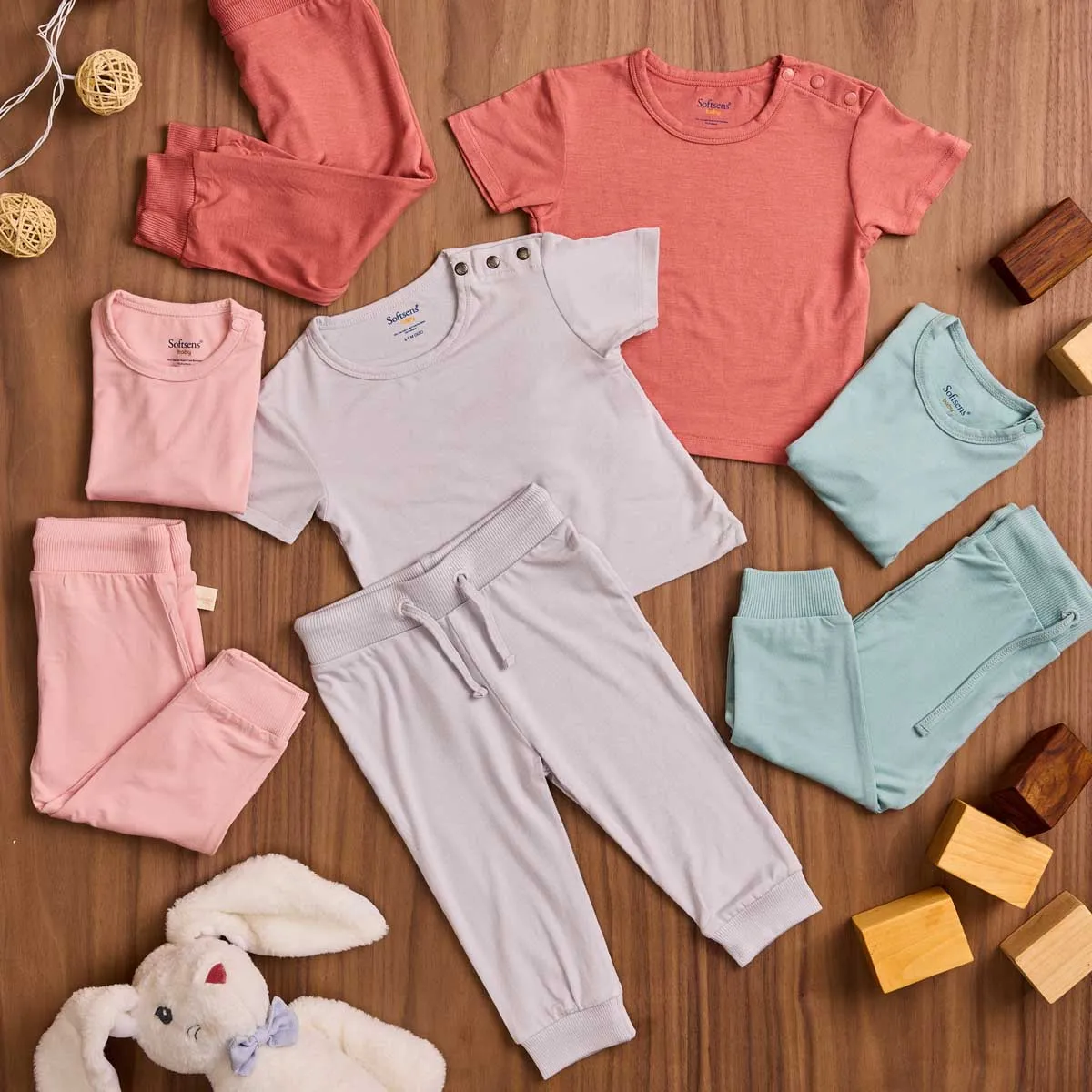 Buttercream Bamboo Top & Bottom Set