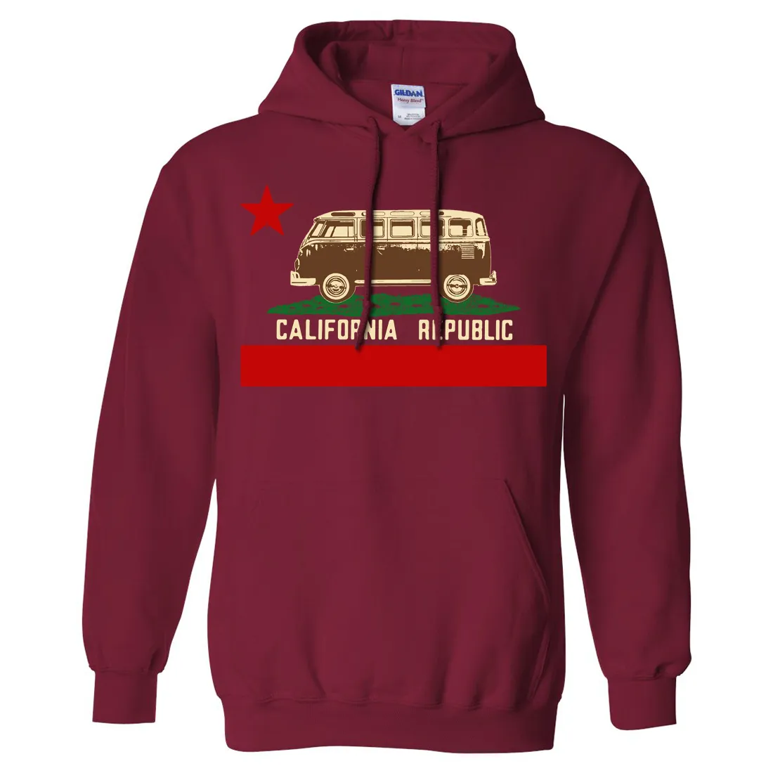 California Republic Vintage Van Sweatshirt Hoodie