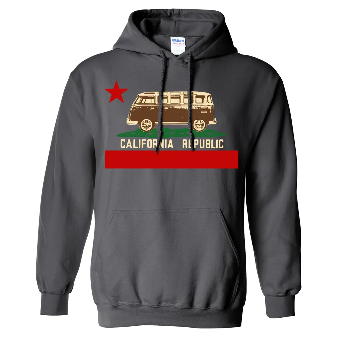 California Republic Vintage Van Sweatshirt Hoodie