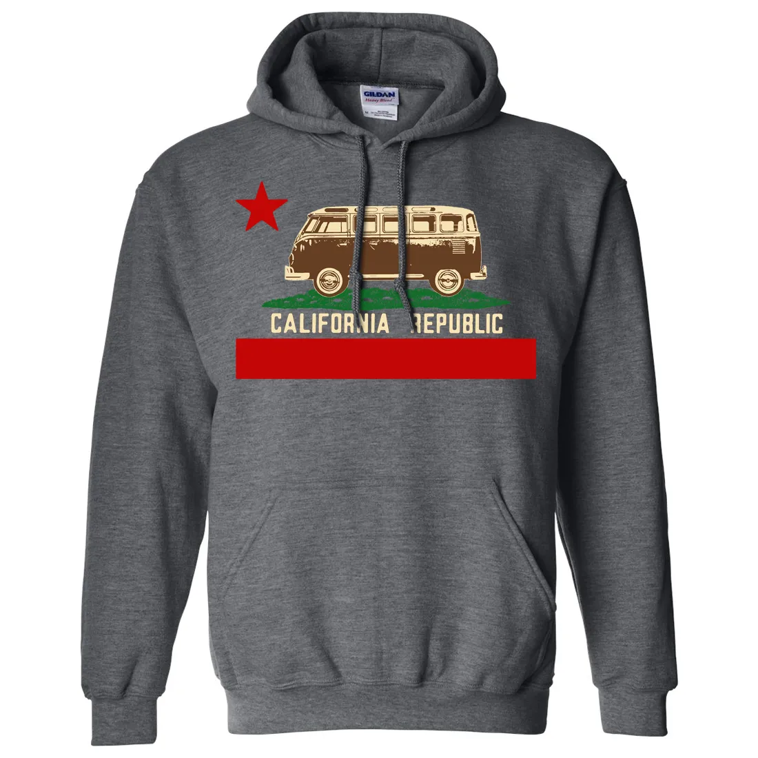 California Republic Vintage Van Sweatshirt Hoodie