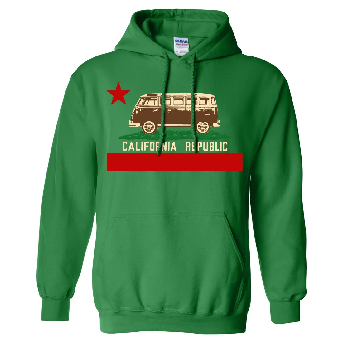 California Republic Vintage Van Sweatshirt Hoodie