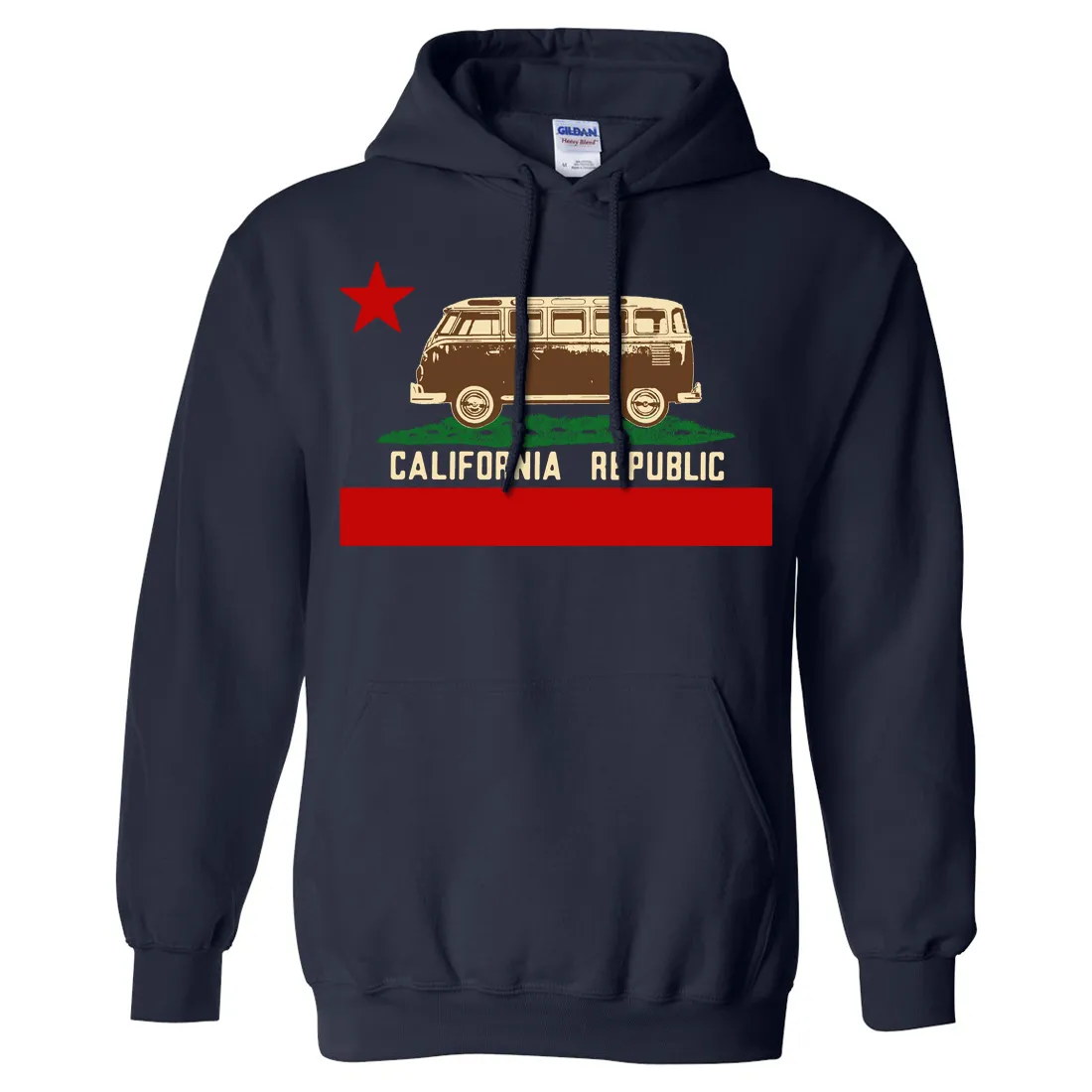California Republic Vintage Van Sweatshirt Hoodie