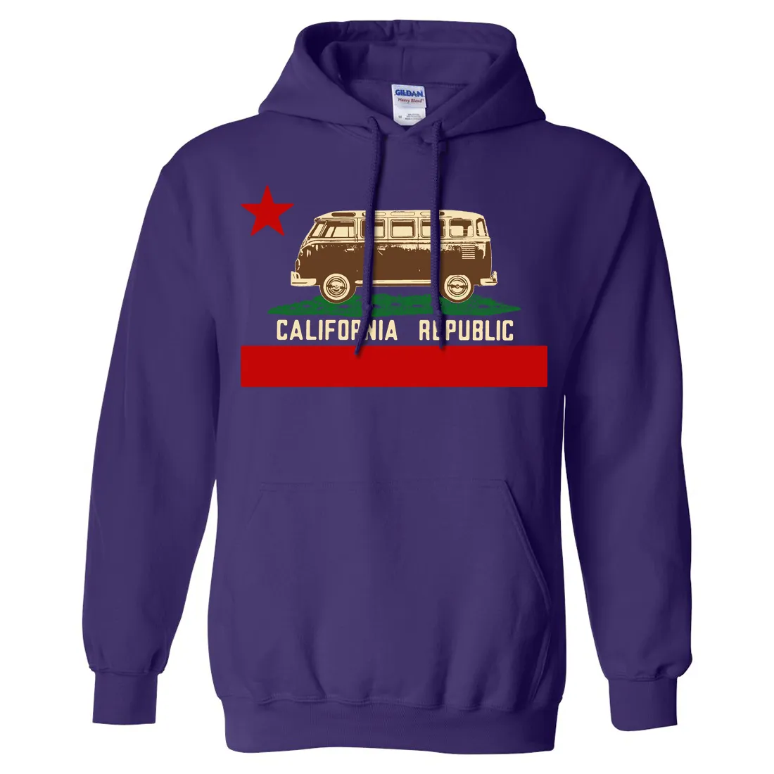 California Republic Vintage Van Sweatshirt Hoodie