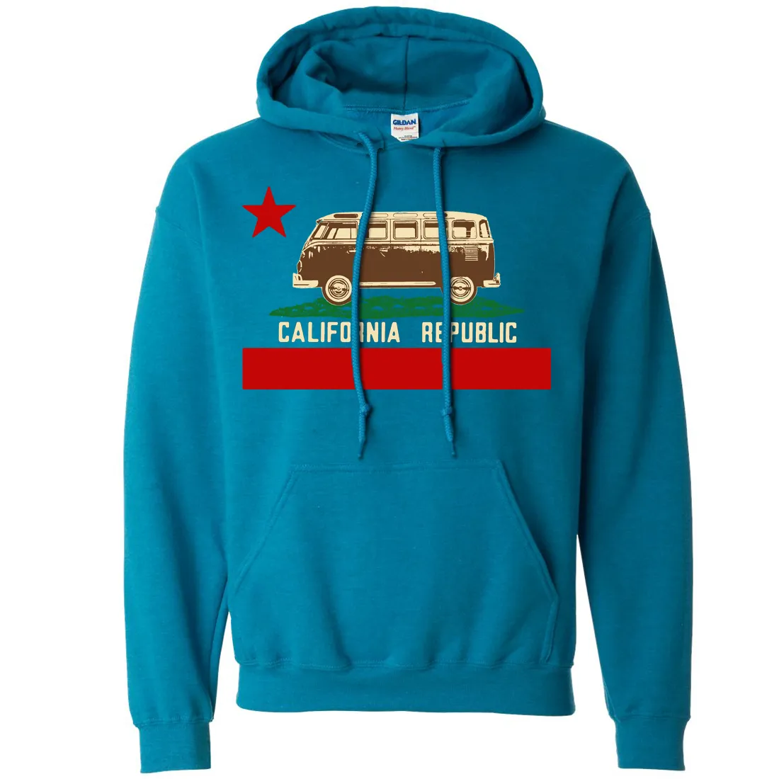 California Republic Vintage Van Sweatshirt Hoodie