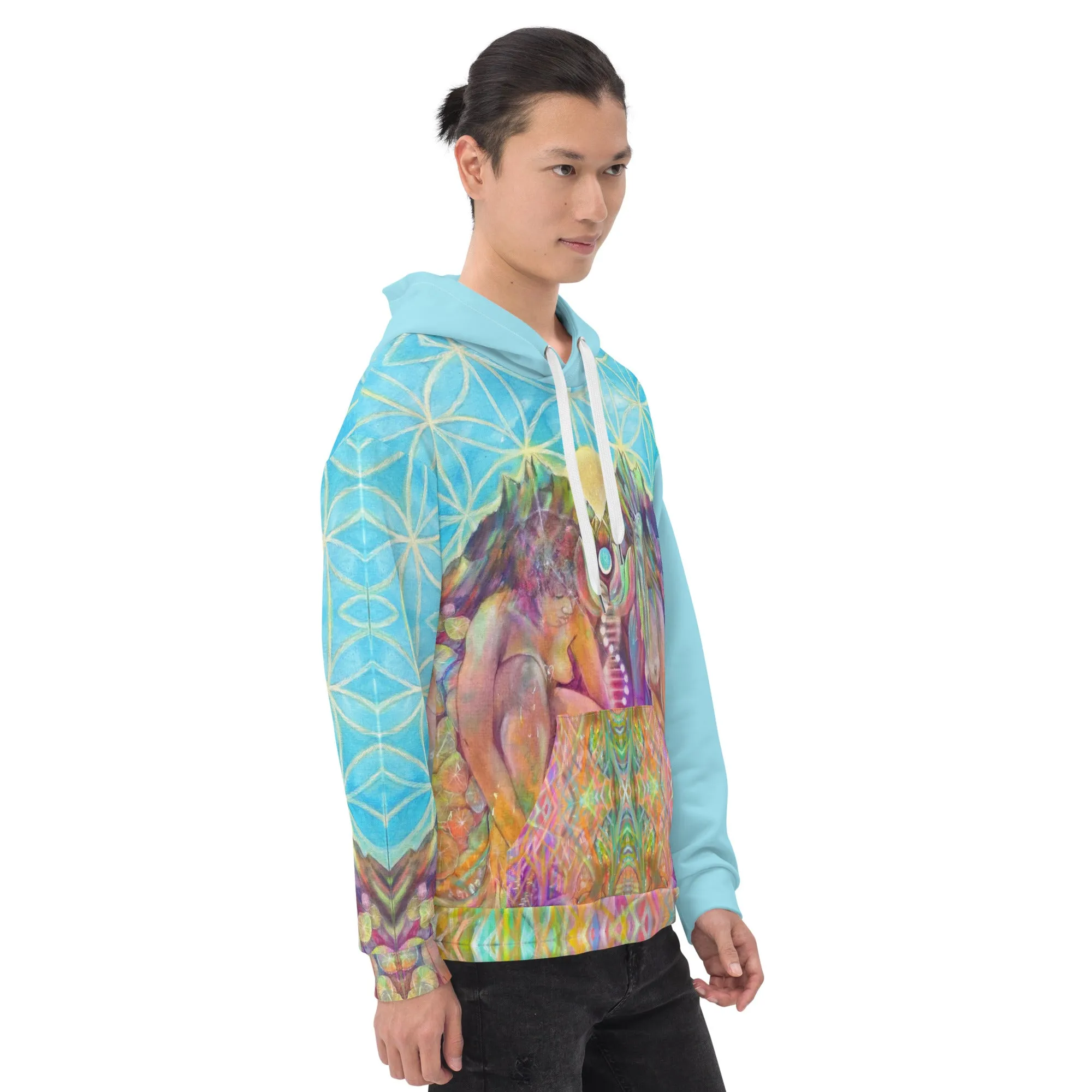 'Celestial Star, Telluric Heart' Unisex Hoodie