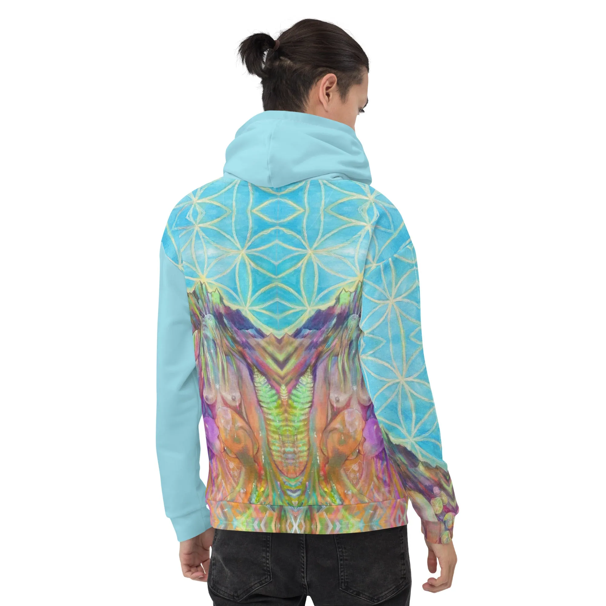 'Celestial Star, Telluric Heart' Unisex Hoodie