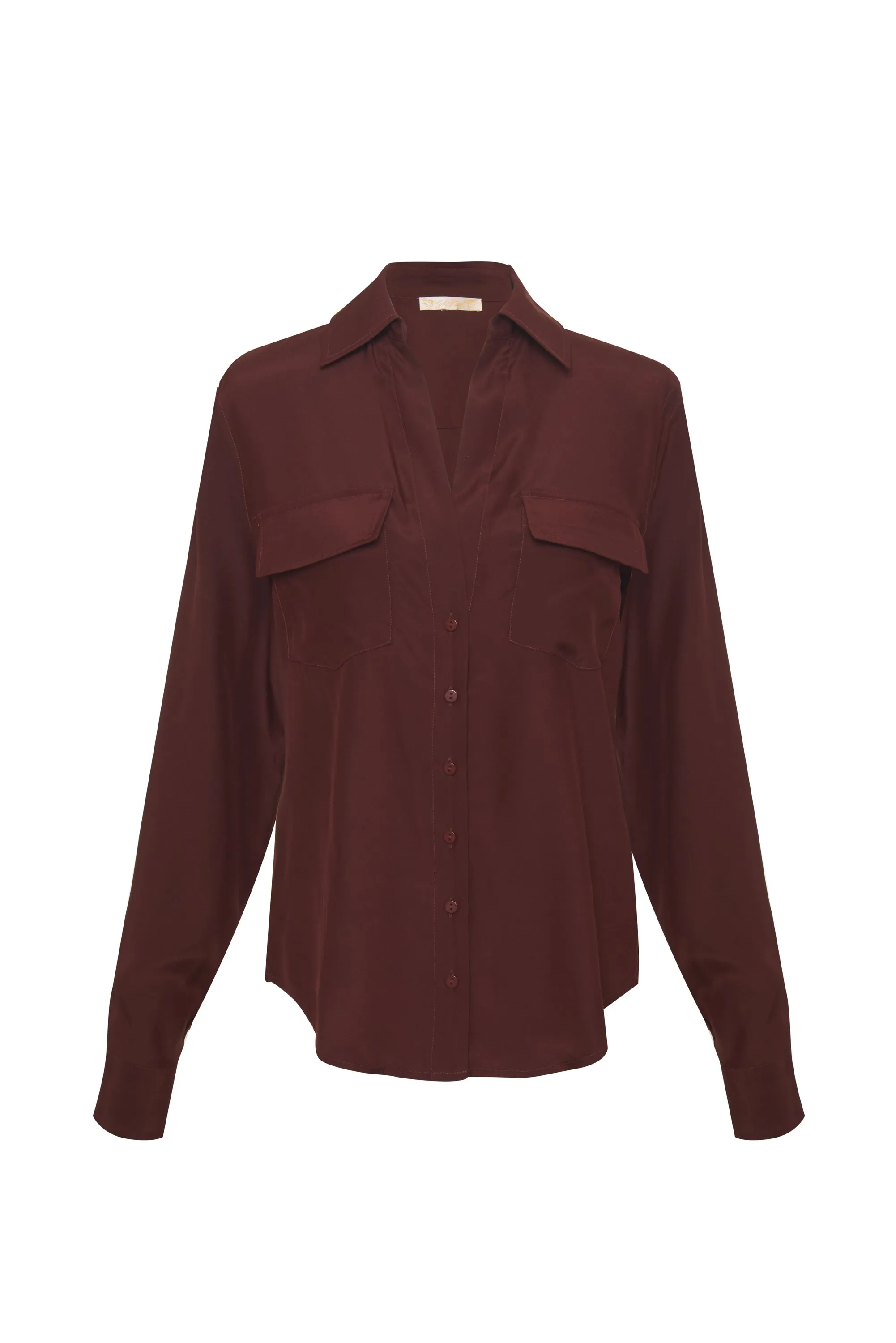 Classic Pocket Shirt Plum