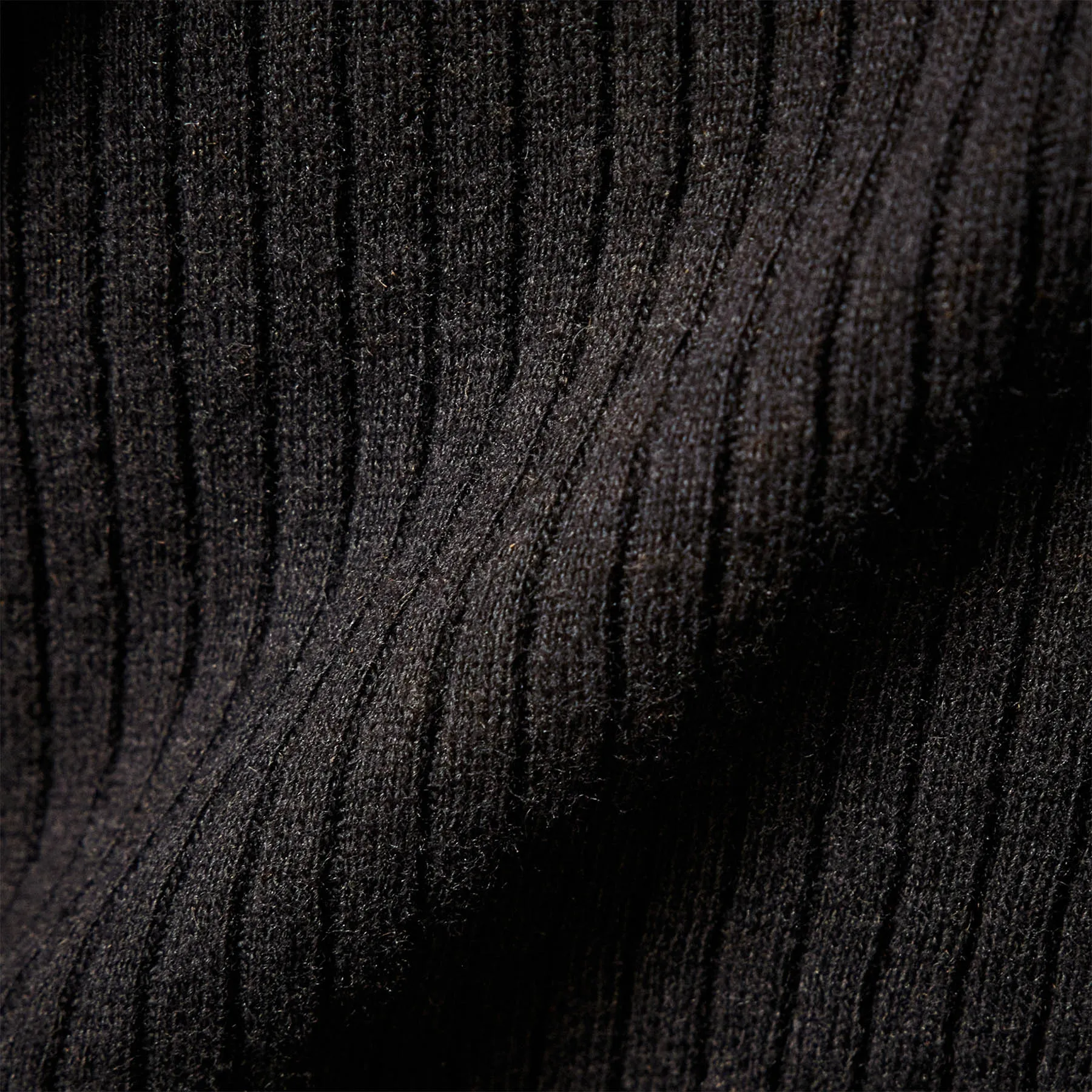 Cotton Cashmere Tank Dress - Black