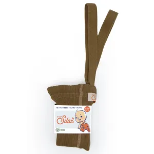 Cotton Footed Tights - Acorn Brown