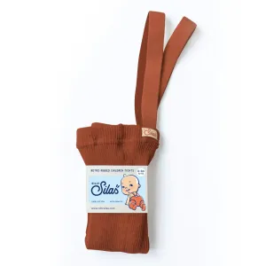 Cotton Footed Tights - Cinnamon