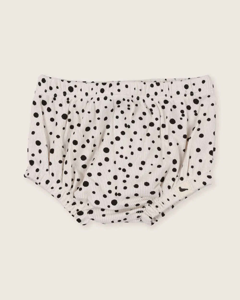 Cream Abstract Spot Print Bloomers