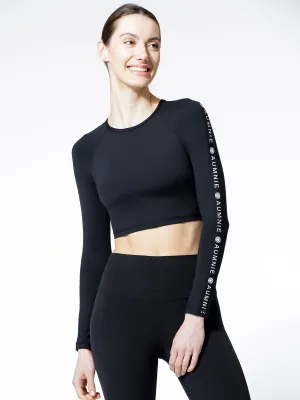 CROPPED HENLEY TEE