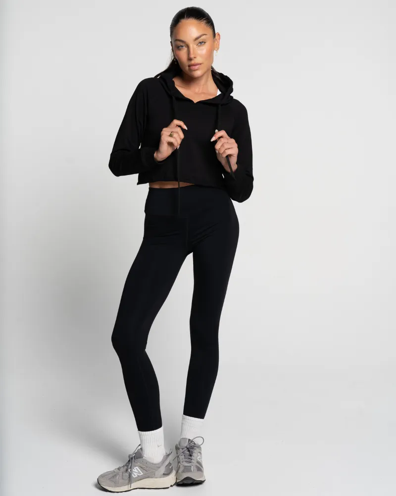 Cropped Hood - Onyx